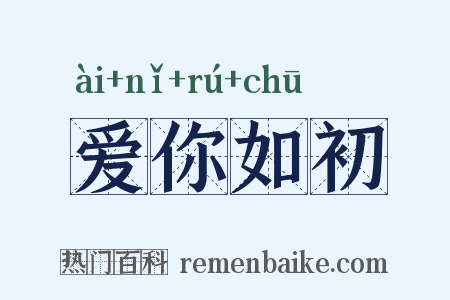 爱你如初是什么意思的图片